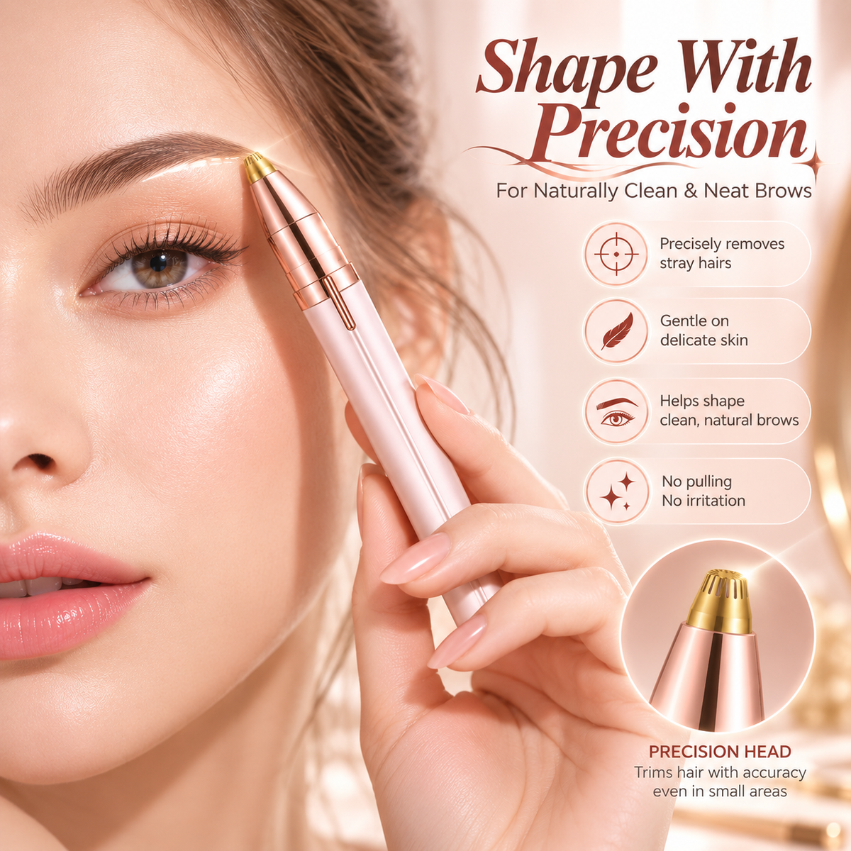 Browlisse Precision Electric Eyebrow Trimmer