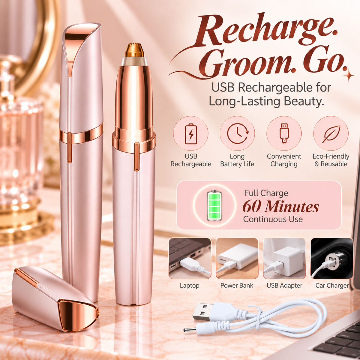 Browlisse Precision Electric Eyebrow Trimmer
